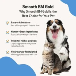 Pet Wellbeing Smooth BM GOLD Bacon Flavored Liquid Digestive Supplement For Cats & Dogs 13 Pet Wellbeing Smooth BM GOLD Bacon Flavored Liquid Digestive Supplement For Cats & Dogs -Pet Wellness 154759 PT4. AC SS1800 V1695306582
