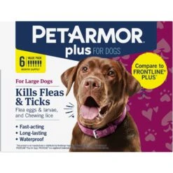 PetArmor Plus Flea & Tick Spot Treatment For Dogs, 45-88 Lbs