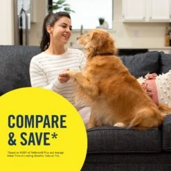 PetArmor Plus Flea & Tick Spot Treatment For Dogs, 45-88 Lbs -Pet Wellness 154772 PT8. AC SS1800 V1701361436