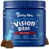 Zesty Paws Advanced Vision Bites Chicken Flavored Soft Chews Vision Supplement For Senior Dogs