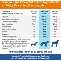 Zesty Paws Advanced Vision Bites Chicken Flavored Soft Chews Vision Supplement For Senior Dogs -Pet Wellness 154820 PT4. AC SS1800 V1703623564