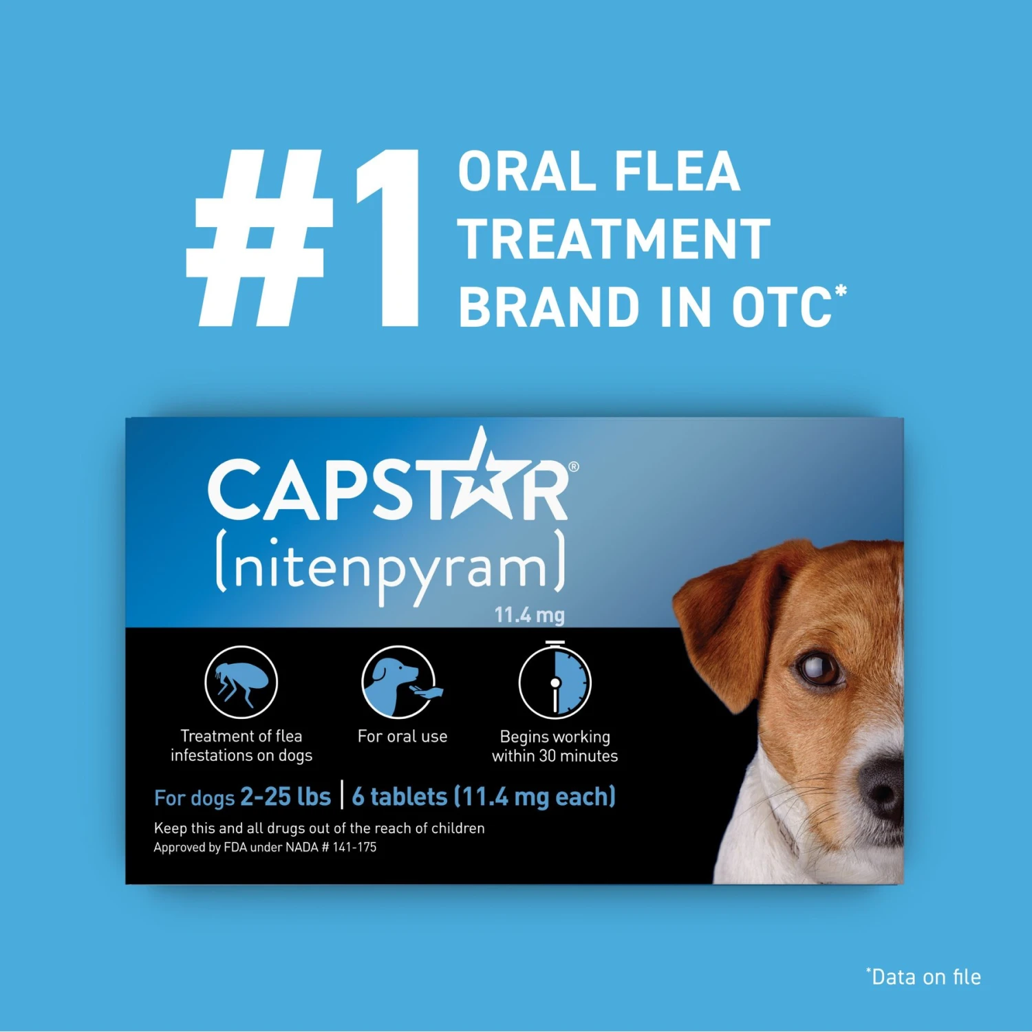 Capstar Flea Oral Treatment For Dogs, 2-25 Lbs 4 Capstar Flea Oral Treatment For Dogs, 2-25 Lbs - Image 4