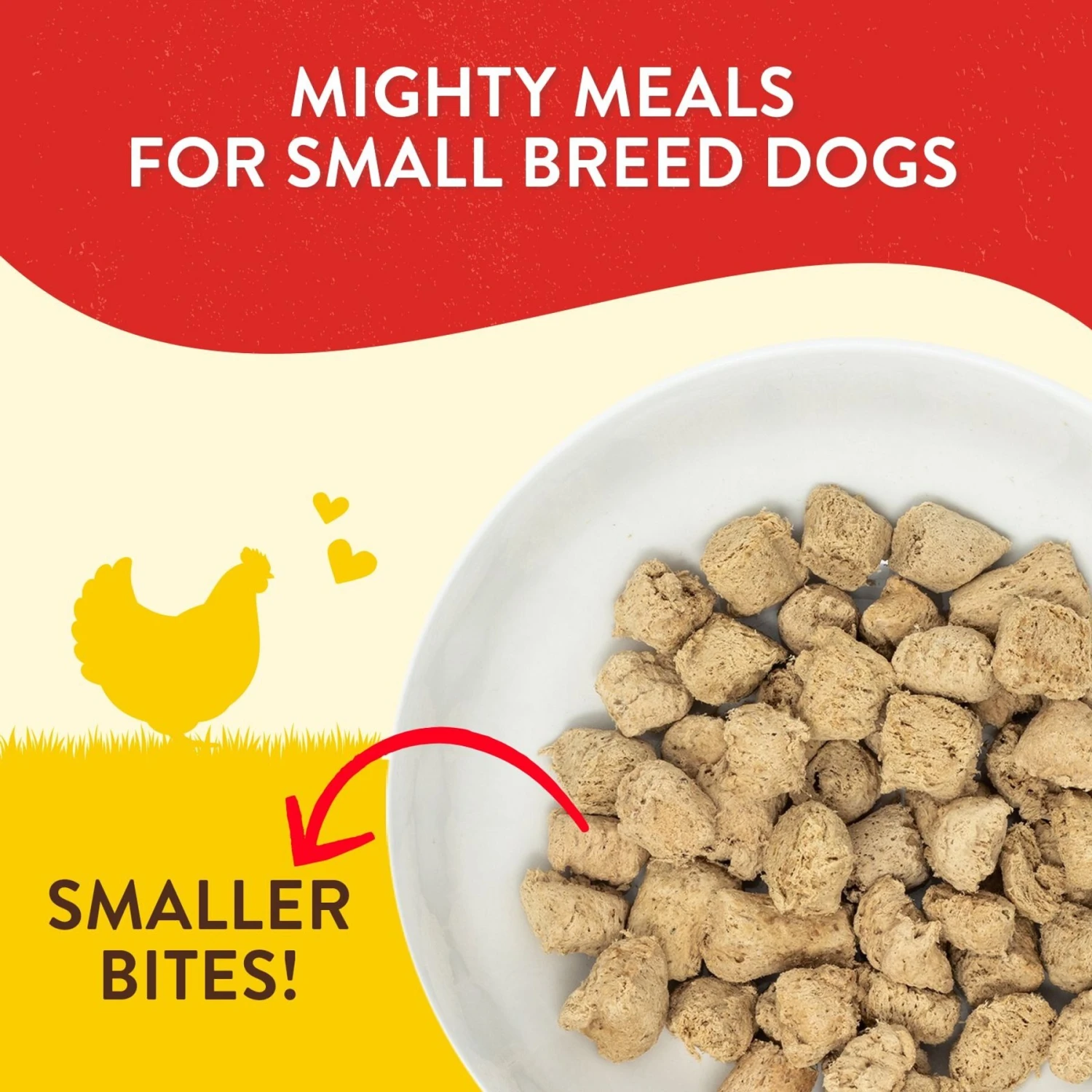 Stella & Chewy's Lil' Bites Chicken Little Recipe Small Breed Freeze-Dried Raw Dog Food 2 Stella & Chewy's Lil' Bites Chicken Little Recipe Small Breed Freeze-Dried Raw Dog Food - Image 2