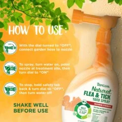 TropiClean Natural Flea & Tick Yard Spray -Pet Wellness 158170 PT5. AC SS1800 V1684452881