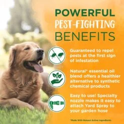 TropiClean Natural Flea & Tick Yard Spray -Pet Wellness 158170 PT6. AC SS1800 V1684494371