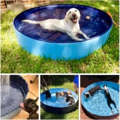 KOPEKS Outdoor Portable Dog Swimming Pool 10 KOPEKS Outdoor Portable Dog Swimming Pool -Pet Wellness 158423 PT7. AC SS1800 V1550169781