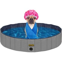 KOPEKS Outdoor Portable Dog Swimming Pool 11 KOPEKS Outdoor Portable Dog Swimming Pool -Pet Wellness 158423 PT8. AC SS1800 V1550169784
