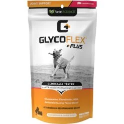 VetriScience GlycoFlex Plus Bacon Flavored Chews Joint Supplement For Medium & Large Dogs