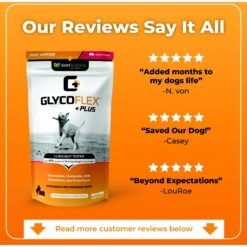 VetriScience GlycoFlex Plus Bacon Flavored Chews Joint Supplement For Medium & Large Dogs -Pet Wellness 158539 PT3. AC SS1800 V1657656012