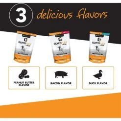 VetriScience GlycoFlex Plus Bacon Flavored Chews Joint Supplement For Medium & Large Dogs -Pet Wellness 158539 PT6. AC SS1800 V1657656012