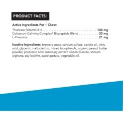 VetriScience Composure Peanut Butter Flavored Chews Calming Supplement For Dogs 8 VetriScience Composure Peanut Butter Flavored Chews Calming Supplement For Dogs -Pet Wellness 158543 PT2. AC SS1800 V1653572501