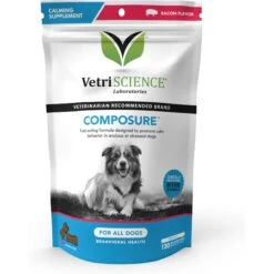 VetriScience Composure Bacon Flavored Chews Calming Supplement For Dogs