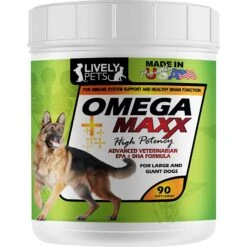 Lively Pets Omega Maxx Fish Oil Large & Giant Dog Soft Chews