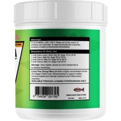 Lively Pets Omega Maxx Fish Oil Large & Giant Dog Soft Chews -Pet Wellness 159041 PT2. AC SS1800 V1552936628