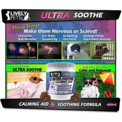 Lively Pets Ultra Soothe Calming Aid Dog Soft Chews -Pet Wellness 159043 PT3. AC SS1800 V1552679848