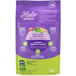 Halo Holistic Vegan Dog Food Complete Digestive Health Plant-Based Recipe With Superfoods Adult Formula Dry Dog Food -Pet Wellness 159199 PT2. AC SS1800 V1670016075
