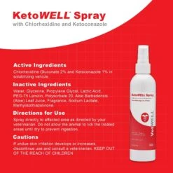 VetWELL KetoWell Antiseptic Dog, Cat & Horse Spray 7 VetWELL KetoWell Antiseptic Dog, Cat & Horse Spray -Pet Wellness 159313 PT2. AC SS1800 V1552398741