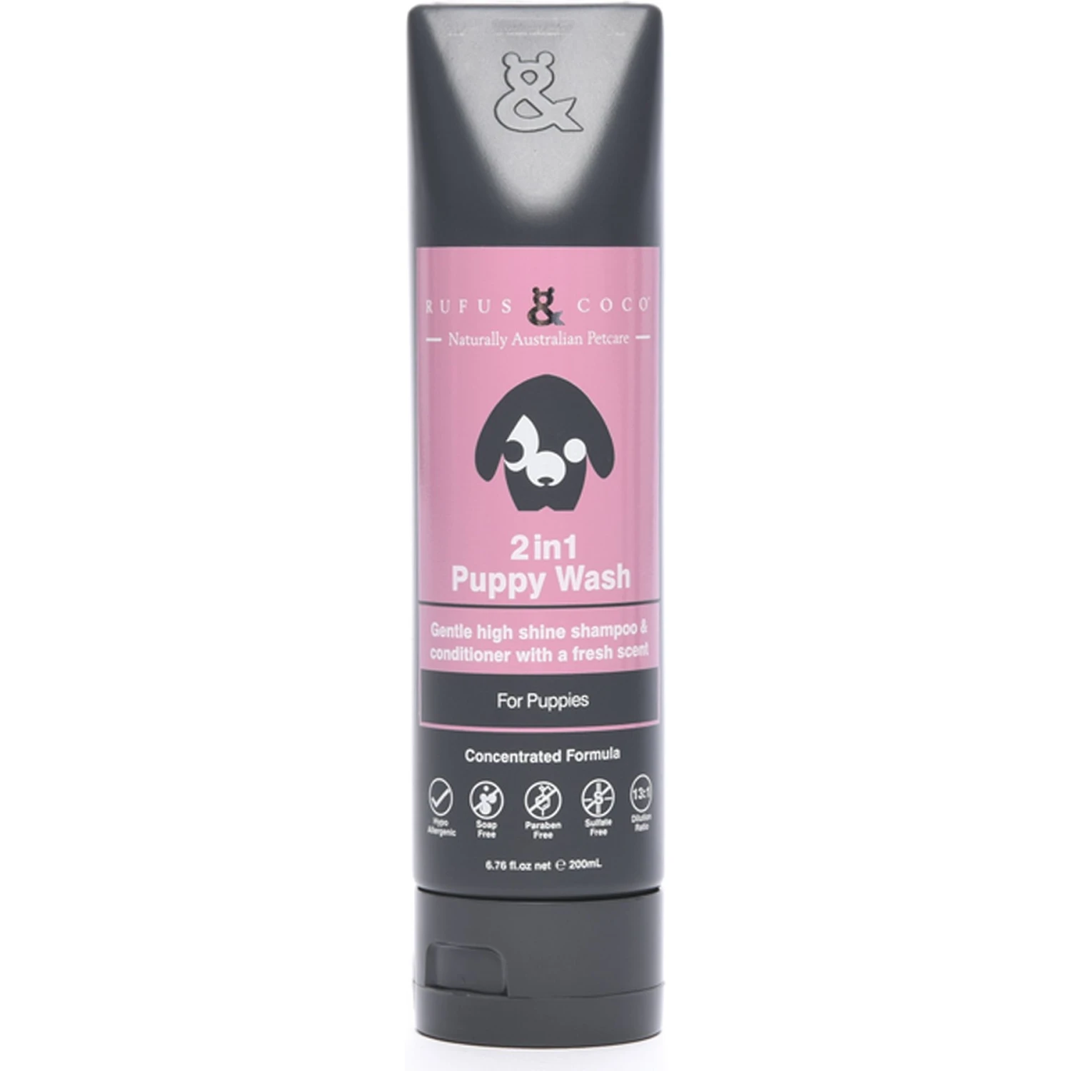 Rufus & Coco 2in1 Wash Puppy Shampoo & Conditioner, 6.76-oz Bottle 1 Rufus & Coco 2in1 Wash Puppy Shampoo & Conditioner, 6.76-oz Bottle