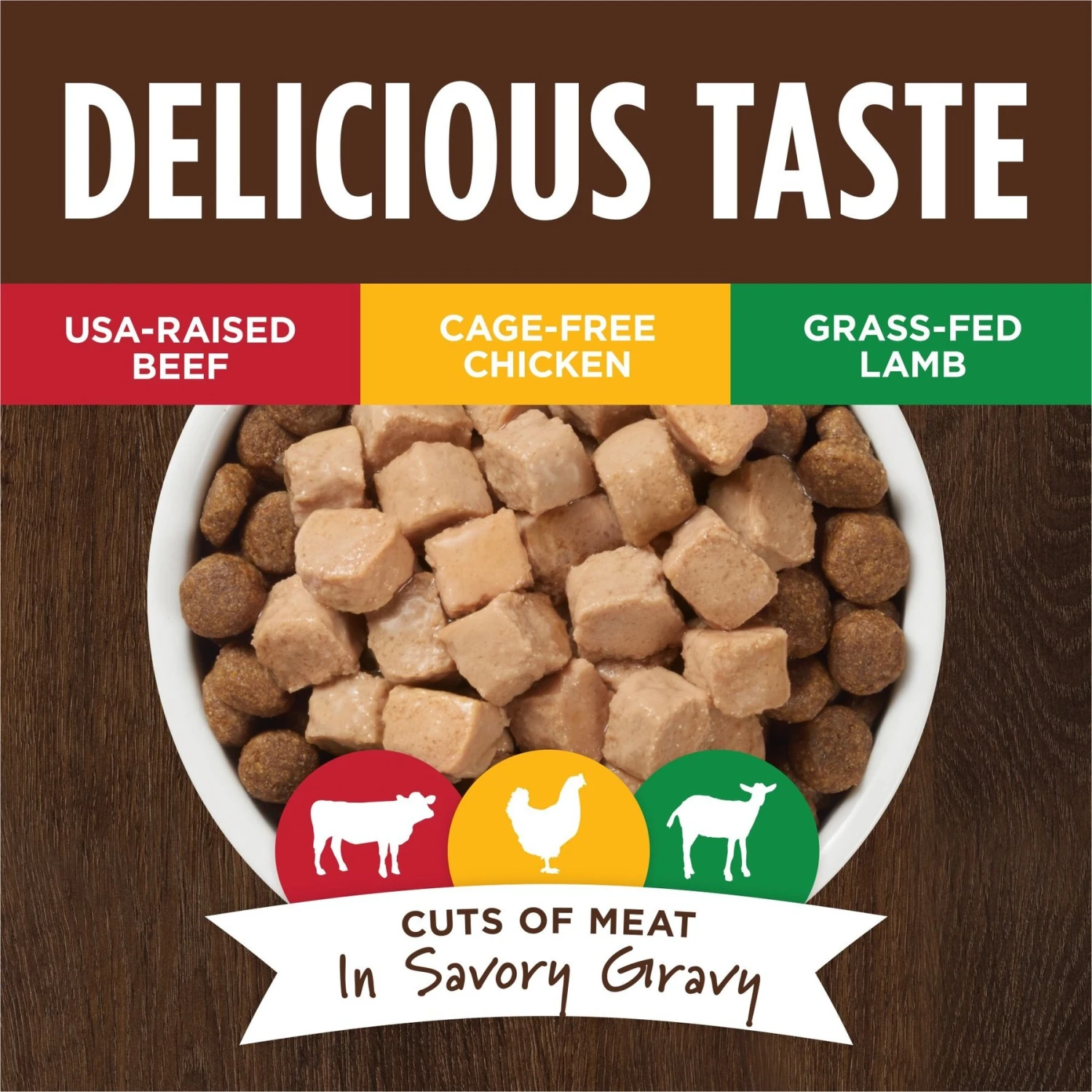 Instinct Healthy Cravings Grain-Free Cuts & Gravy Recipe Variety Pack Wet Dog Food Topper 2 Instinct Healthy Cravings Grain-Free Cuts & Gravy Recipe Variety Pack Wet Dog Food Topper - Image 2