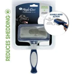 Four Paws Magic Coat Professional Series 2-in-1 Dog Brush -Pet Wellness 161182 PT3. AC SS1800 V1603808493