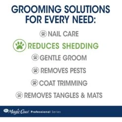 Four Paws Magic Coat Professional Series 2-in-1 Dog Brush -Pet Wellness 161182 PT8. AC SS1800 V1603809692