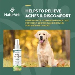NaturVet Hemp Joint Topical With Ginger Dog Spray -Pet Wellness 162226 PT3. AC SS1800 V1698697706