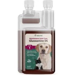 NaturVet Maintenance Care Glucosamine DS Liquid Joint Supplement For Cats & Dogs