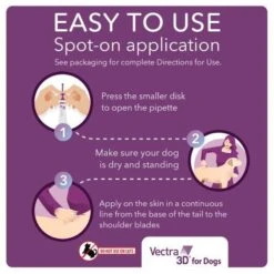 Vectra 3D Flea & Tick Spot Treatment For Dogs, 21-55 Lbs 16 Vectra 3D Flea & Tick Spot Treatment For Dogs, 21-55 Lbs -Pet Wellness 162725 PT7. AC SS1800 V1689886406