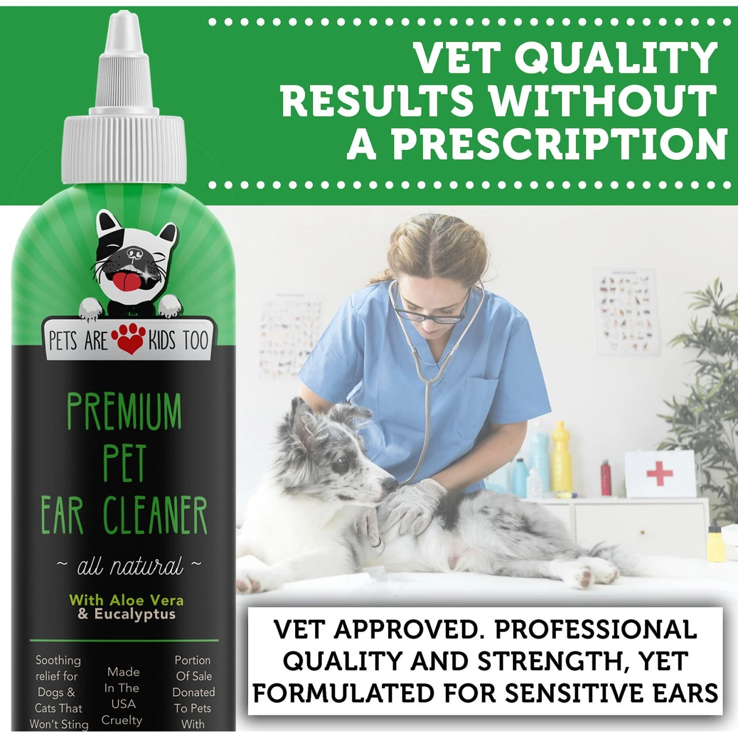 Pets Are Kids Too Premium Pet Ear Cleaner Solution 3 Pets Are Kids Too Premium Pet Ear Cleaner Solution - Image 3