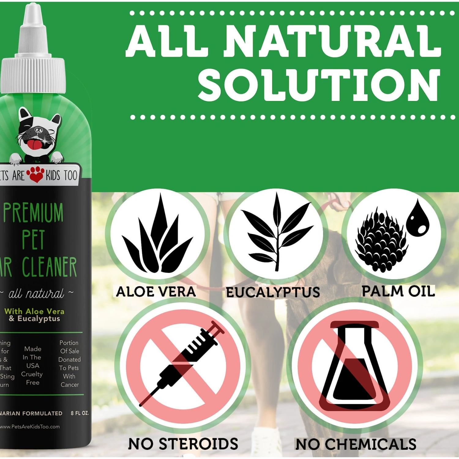 Pets Are Kids Too Premium Pet Ear Cleaner Solution 5 Pets Are Kids Too Premium Pet Ear Cleaner Solution - Image 5