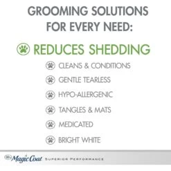 Four Paws Magic Coat Reduces Shedding Shampoo For Dogs, Honey Vanilla Scent -Pet Wellness 163091 PT2. AC SS1800 V1661181766