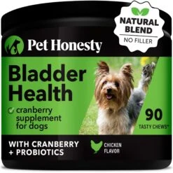PetHonesty Bladder Health Cranberry Chicken Flavored Soft Chews Urinary Supplement For Dogs