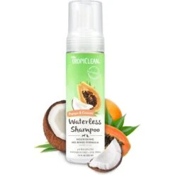 TropiClean Waterless Papaya & Coconut Dog & Cat Shampoo