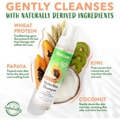 TropiClean Waterless Papaya & Coconut Dog & Cat Shampoo -Pet Wellness 163945 PT3. AC SS1800 V1684412637