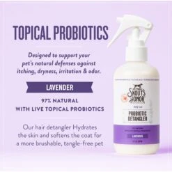 Skout's Honor Probiotic Lavender Dog Detangler 11 Skout's Honor Probiotic Lavender Dog Detangler -Pet Wellness 164149 PT3. AC SS1800 V1658215621