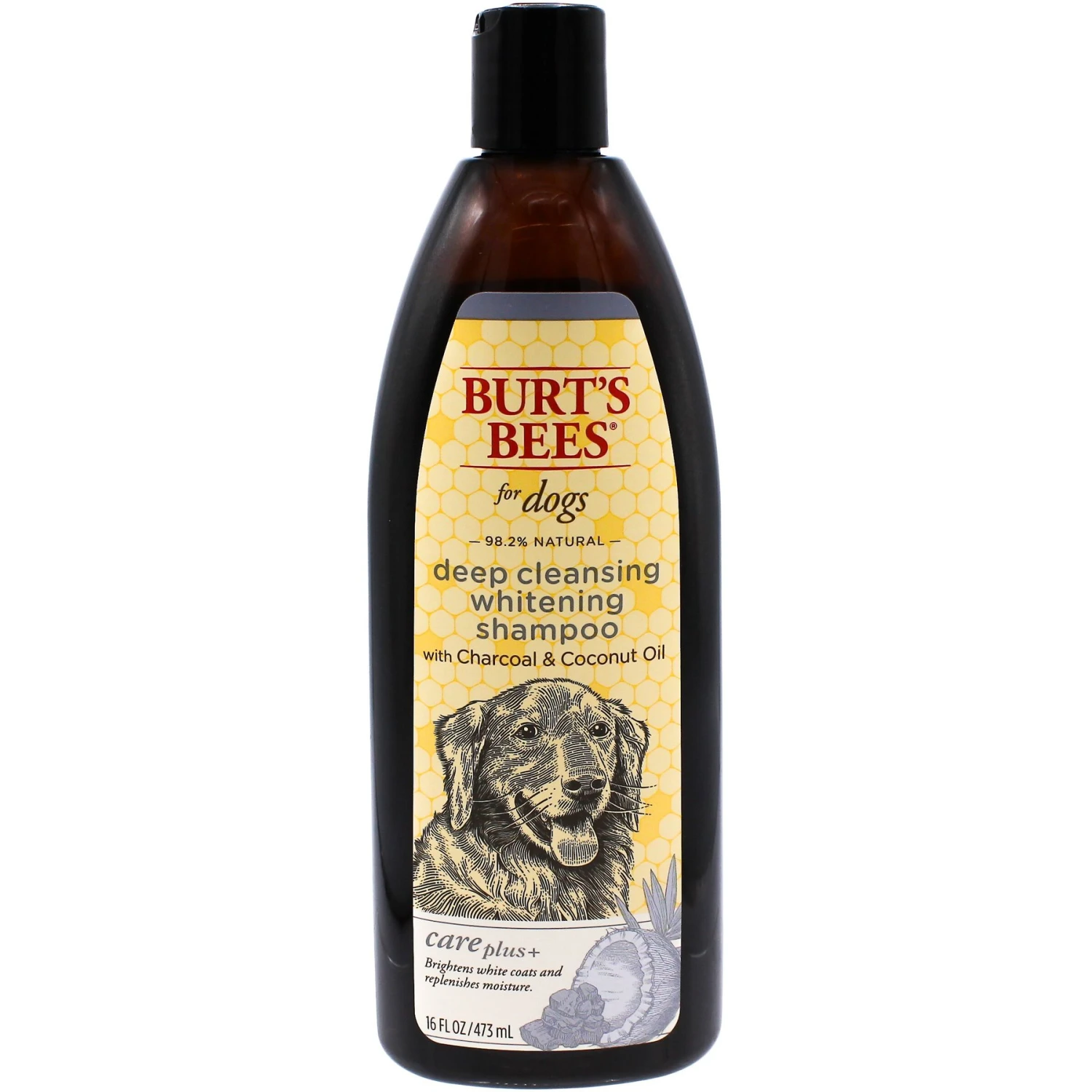 Burt's Bees Care Plus+ Charcoal & Coconut Oil Deep Cleansing Whitening Dog Shampoo 1 Burt's Bees Care Plus+ Charcoal & Coconut Oil Deep Cleansing Whitening Dog Shampoo