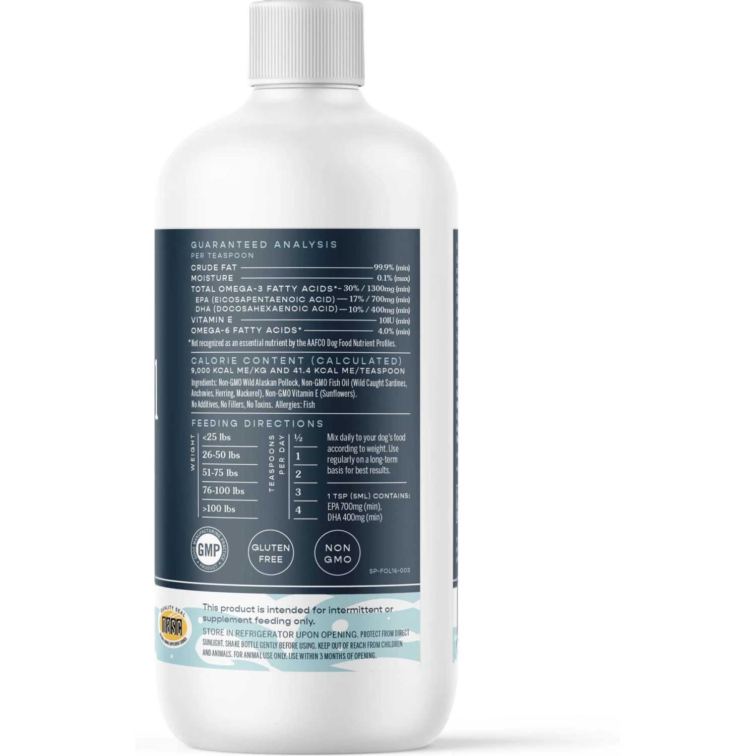 Fera Pet Organics Fish Oil + Vitamin E Dog & Cat Supplement 6 Fera Pet Organics Fish Oil + Vitamin E Dog & Cat Supplement - Image 6