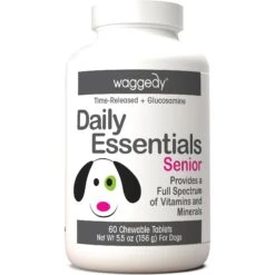 Waggedy Daily Essentials Multivitamin Senior Dog Supplement
