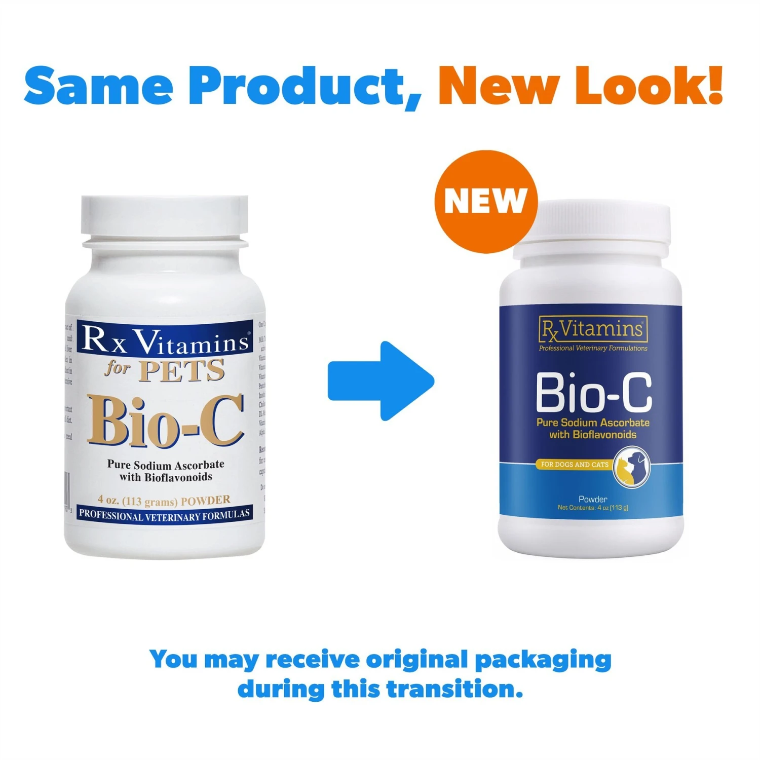 Rx Vitamins Bio-C Powder Immune Supplement For Cats & Dogs 2 Rx Vitamins Bio-C Powder Immune Supplement For Cats & Dogs - Image 2