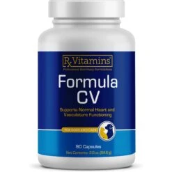 Rx Vitamins Formula CV Capsules Heart Supplement For Cats & Dogs