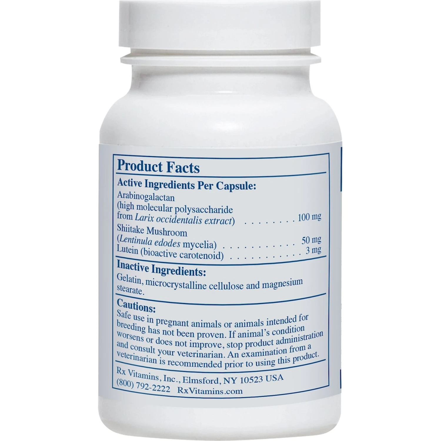 Rx Vitamins Immuno Capsules Immune Supplement For Cats & Dogs 2 Rx Vitamins Immuno Capsules Immune Supplement For Cats & Dogs - Image 2