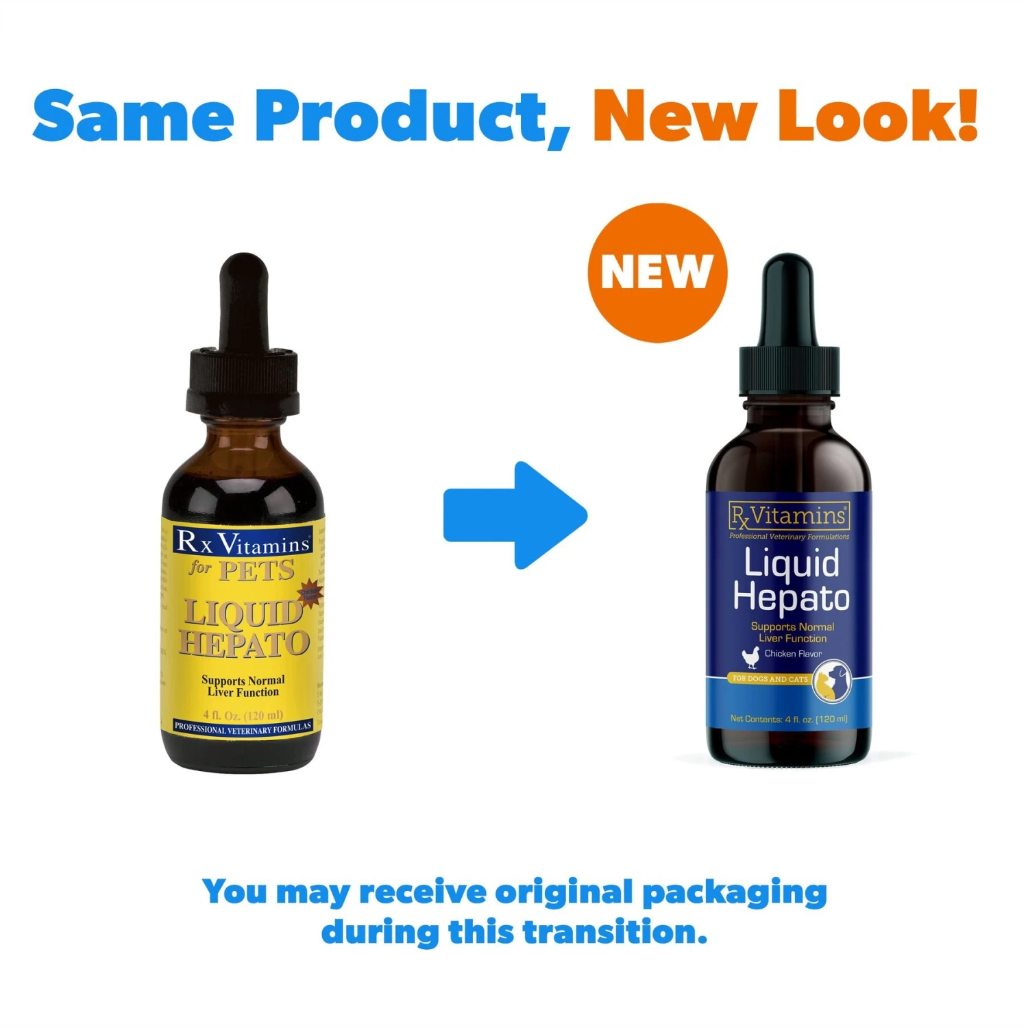 Rx Vitamins Hepato Chicken Flavored Liquid Liver Supplement For Cats & Dogs 2 Rx Vitamins Hepato Chicken Flavored Liquid Liver Supplement For Cats & Dogs - Image 2