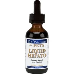 Rx Vitamins Hepato Liquid Liver Supplement For Cats & Dogs