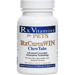Rx Vitamins RxCurcuWIN Chewable Tablet Immune Supplement For Cats & Dogs