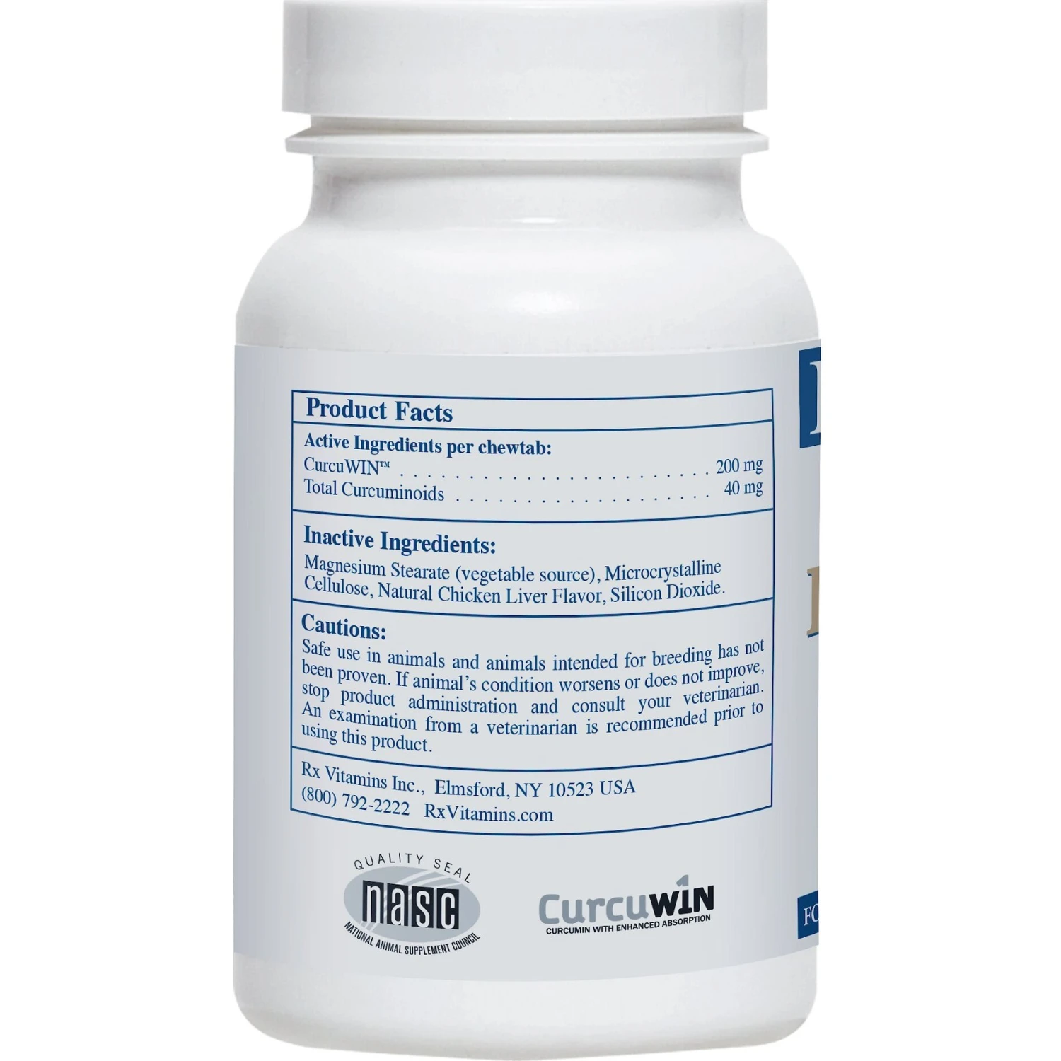 Rx Vitamins RxCurcuWIN Chewable Tablet Immune Supplement For Cats & Dogs 5 Rx Vitamins RxCurcuWIN Chewable Tablet Immune Supplement For Cats & Dogs - Image 5