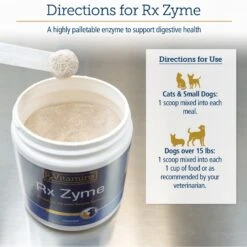 Rx Vitamins Rx Zyme Powder Digestive Supplement For Cats & Dogs 10 Rx Vitamins Rx Zyme Powder Digestive Supplement For Cats & Dogs -Pet Wellness 166102 PT4. AC SS1800 V1562787750
