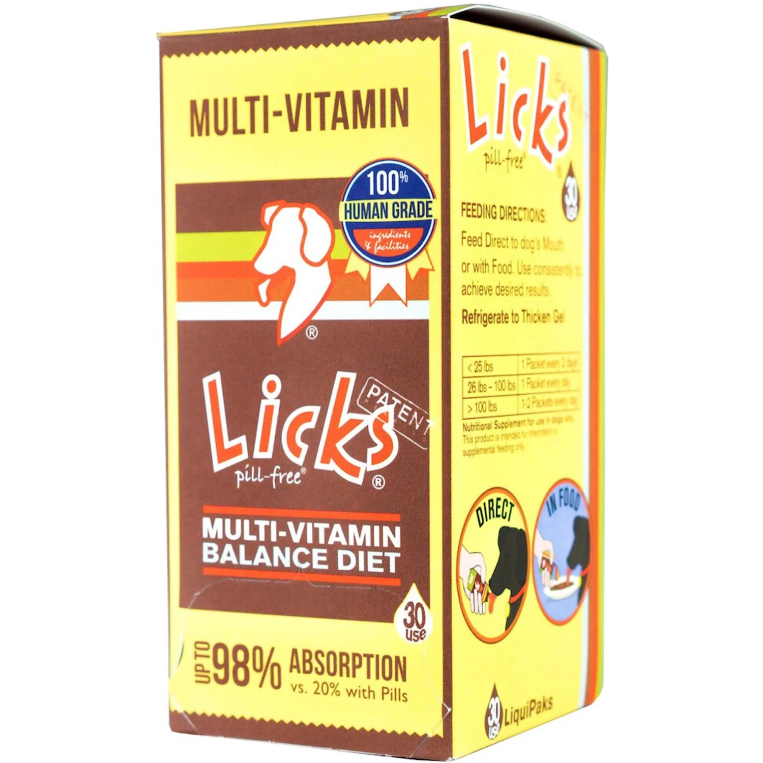 Licks Pill-Free MULTI-VITAMIN Dog Supplement 1 Licks Pill-Free MULTI-VITAMIN Dog Supplement