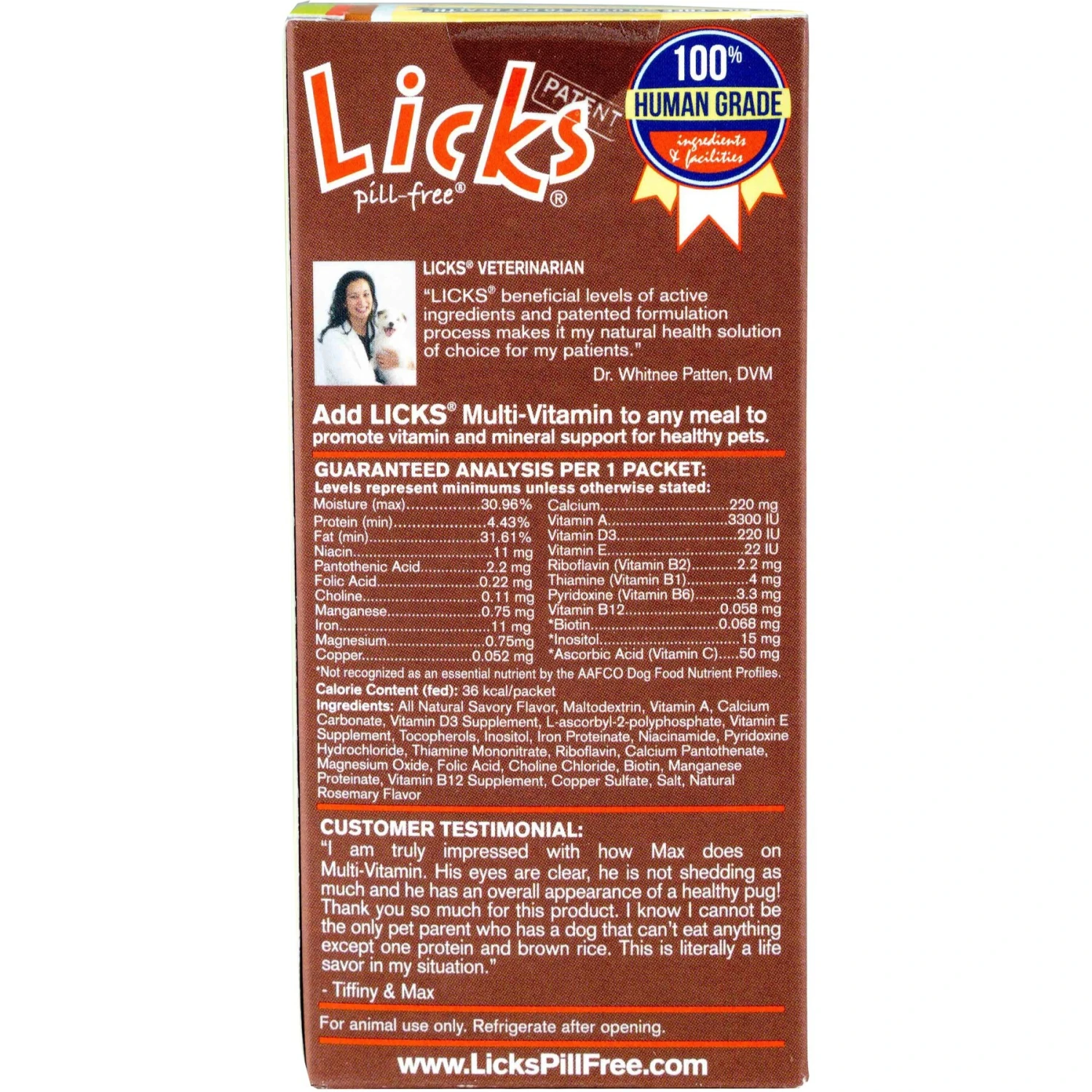 Licks Pill-Free MULTI-VITAMIN Dog Supplement 2 Licks Pill-Free MULTI-VITAMIN Dog Supplement - Image 2