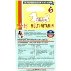 Licks Pill-Free Littles MULTI-VITAMIN Dog Supplement -Pet Wellness 166685 PT1. AC SS1800 V1556224688