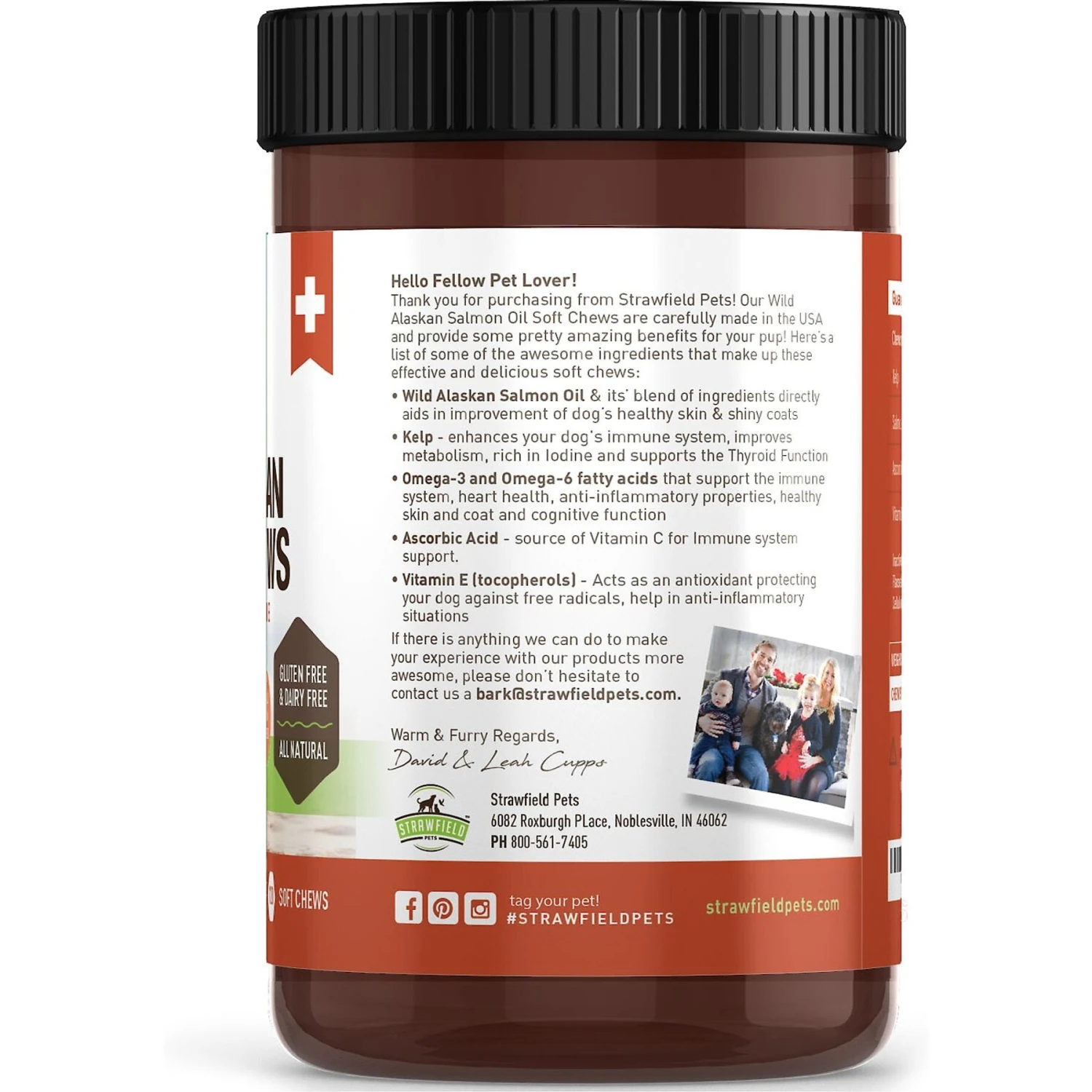 Strawfield Pets Wild Alaskan Salmon Chews Grain-Free Dog Supplement 2 Strawfield Pets Wild Alaskan Salmon Chews Grain-Free Dog Supplement - Image 2